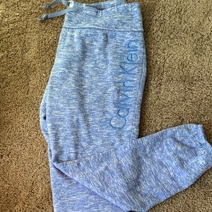 Calvin Klein Blue Jogger Sweatpants